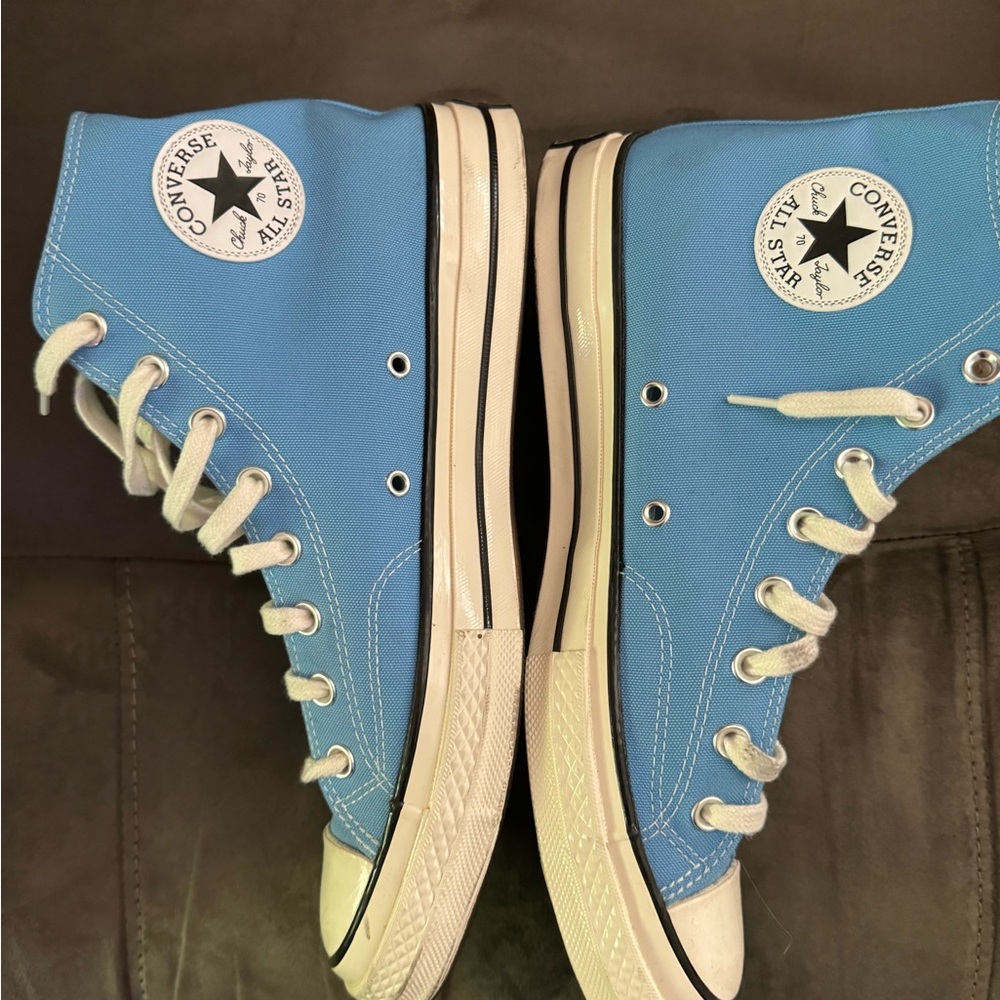 Baby blue converse size 10 1/2 men’s